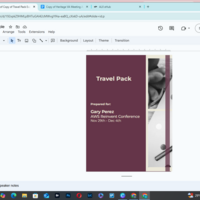Travel Plan 