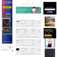 Trading Education Website broker page
