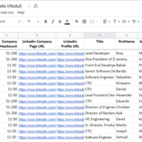 Developer Lead List