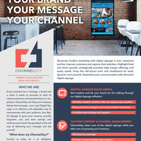 Channel Say - 1 Page Flyer