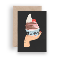 Summer Card for Lykkefund Paper