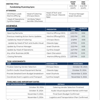 Meeting Agenda 