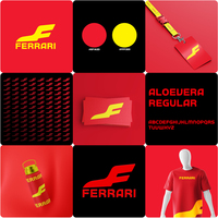 Ferrari Logo and Brand Identity Concept 