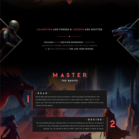 V3RPG - Landing page