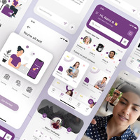e-learning tutor students mobile app UI UX design