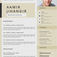  CV/Resume Design