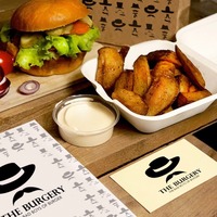 The Burgery Restaurant Logo design and Branding.