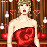 Vector Art of Taylor Swift