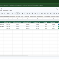 Amazon Product Research (Market Analysis)