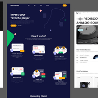 My Figma design ui ux landing pages