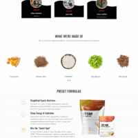 Developed fully responsive (RWD) site for INFINIT Nutrition