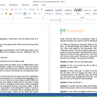Transcriptions Project 1