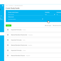 Educational Web app
