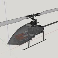 Sketchup - 3D V977 RC Helicopter
