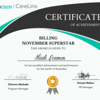 BILLING SUPERSTAR NOVEMBER