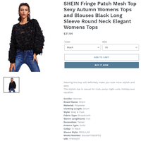 Shopify Product Listing