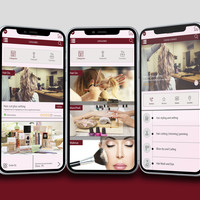 Beauty Salon App Design