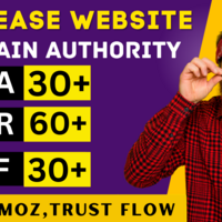 increase website authority DA,DR,TF