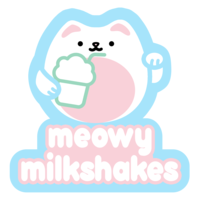 Logo Design for Meowy Milkshakes Cafe