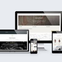 Responsive e-commerce design for watches and jewelry.