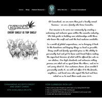 Website for dispensary