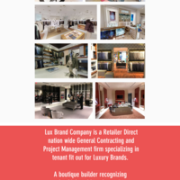 Retail Construction Managment website using WIX