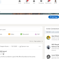 LinkedIn page