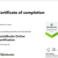 QuickBooks ProAdvisor Certificate