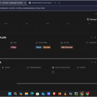 Notion content system for a lifestyle brand 