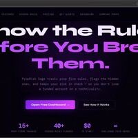 Propriety Firm checker landing page