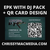 Press Kit QR Code Business Card Design