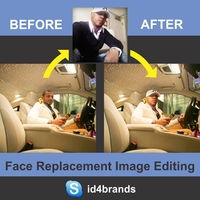 face replacement editing