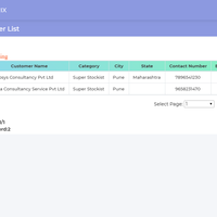 ERP List Page