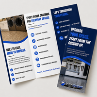 A tri-fold brochure helps convert interest into action