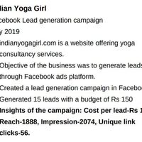 Facebook lead generation campaign