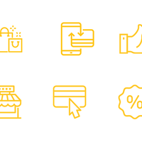 Icon designs for Turkcell's Pasaj Campaign