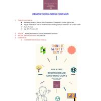 organic social media campaign p1