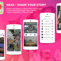 Near Share your Story - Social App