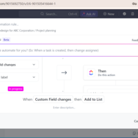 Click up automation