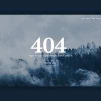 404 Page UI Design