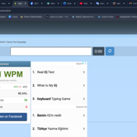 Typing Test Turkish