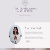 Spiritual Coach Website Built With Squarespace