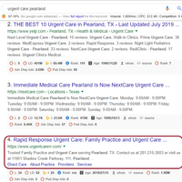 Urgentcarerr | Keywords Ranking