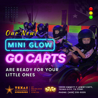 Mini Glow Go Carts Social Media Post