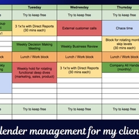 Calendar Management for Enhanced Client Productivity