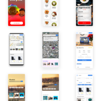 interactive UI designs in Figma