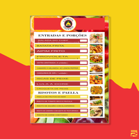 Lemon Pepper Menu Design