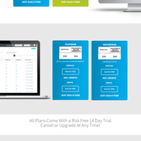 SaaS Software Pricing page