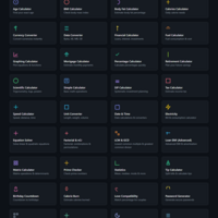 All in One Tools - Laravel Web App 40+ calculators & tools