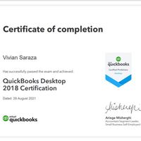 Quickbooks Certified ProAdvisor Desktop